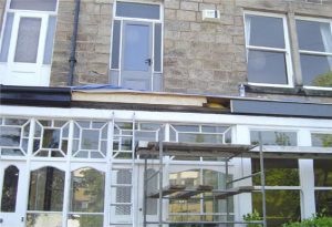 extensive joinery repairs to veranda roof harrogate
