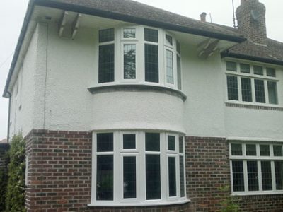 new A rated PVCu energy-saving windows semi detached house harrogate