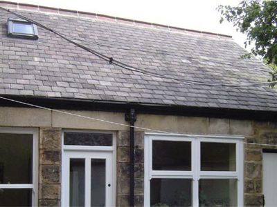 new slate roof and velux roof window harrogate period house
