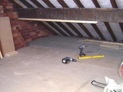 terraced house harrogate loft boarding